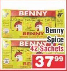 Advance Cash n Carry Benny Spice 42 Sachets offer