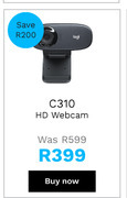 First Shop Logitech c310 hd webcam offer
