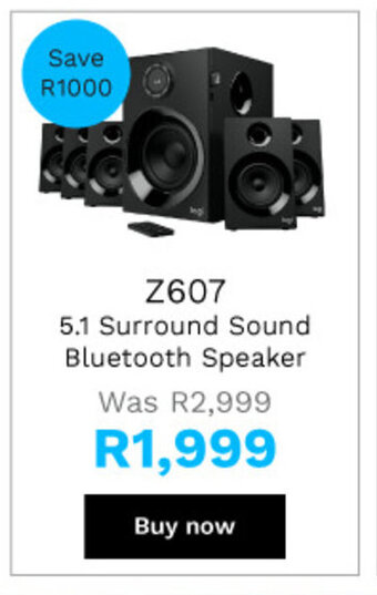 First Shop Logitech z607 5.1 surround sound bluetooth speaker offer