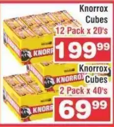 Advance Cash n Carry Knorrox Cubes 12Pack x 20's offer