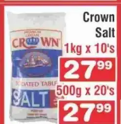 Advance Cash n Carry Crown Salt 1kgx10's offer