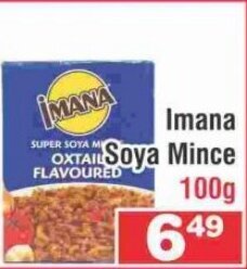 Advance Cash n Carry Imana Soya Mince 100g offer