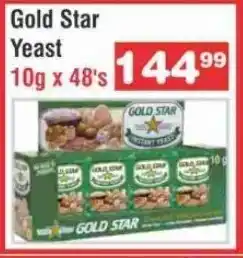 Advance Cash n Carry Gold Star Yeast 10gx48's offer