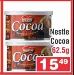 Advance Cash n Carry Nestle Cocoa 62.5g offer