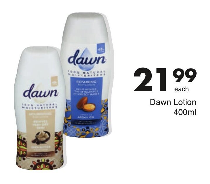 Dawn Lotion 400ml offer at Save