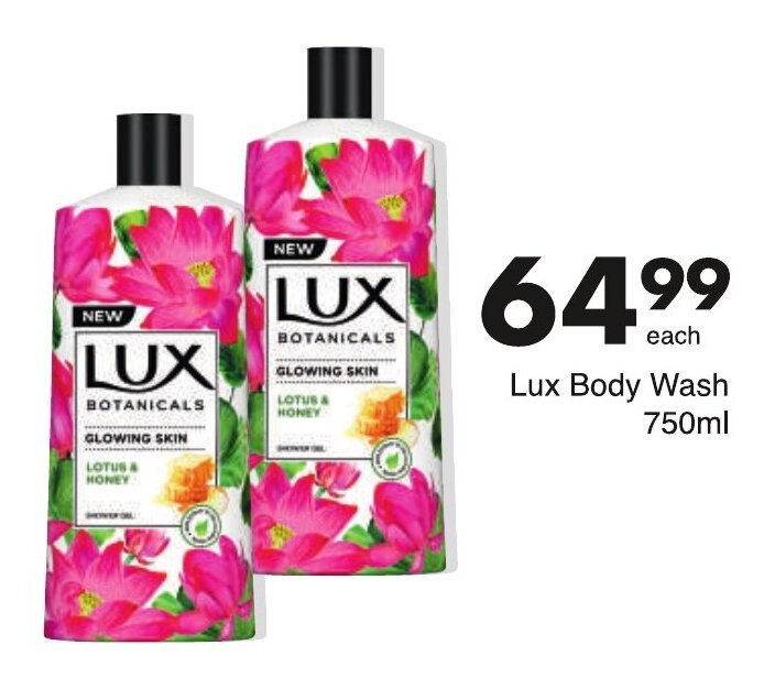 Lux Body Wash 750ml offer at Save