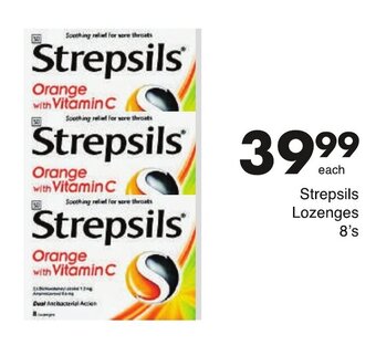 Strepsils Lozenges 8's