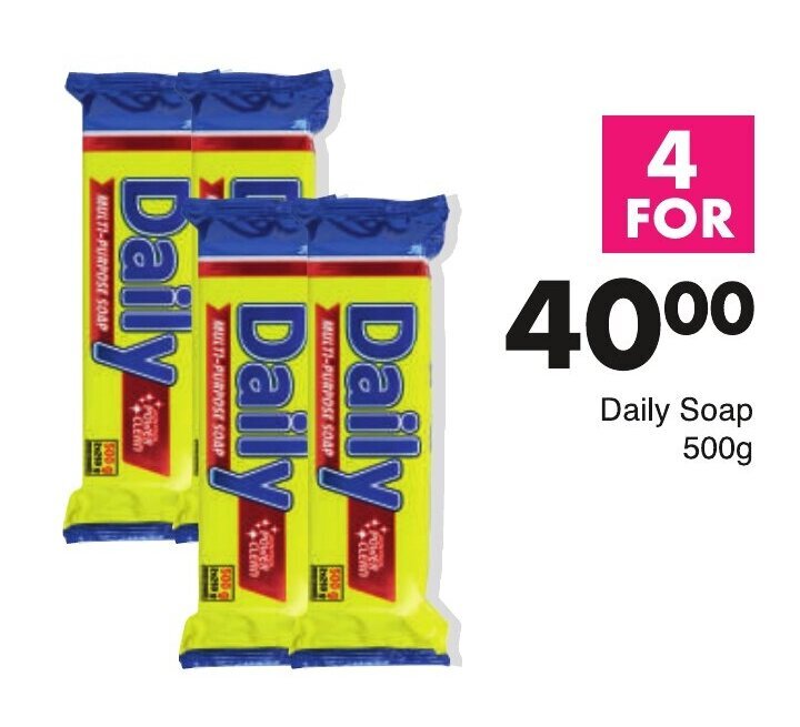 Daily Soap 4 x 500g offer at Save