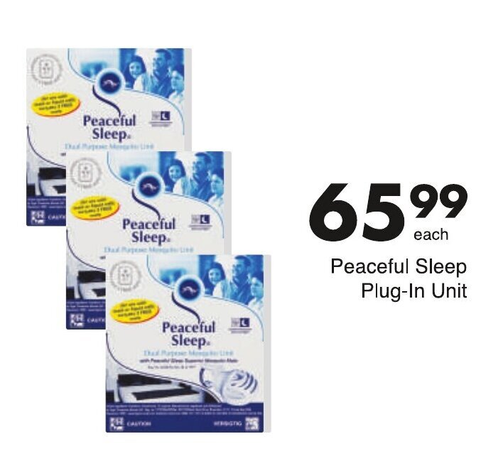 Peaceful Sleep PlugIn Unit offer at Save