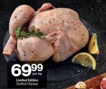 Limited Edition Stuffed Chicken per kg