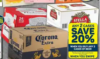 Pick n Pay When You Buy Any 2 Cases of Beer offer