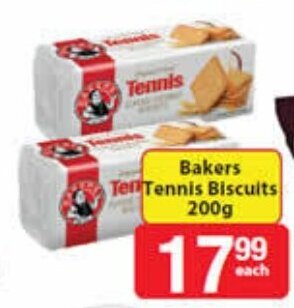 Bakers Tennis Biscuits 200g