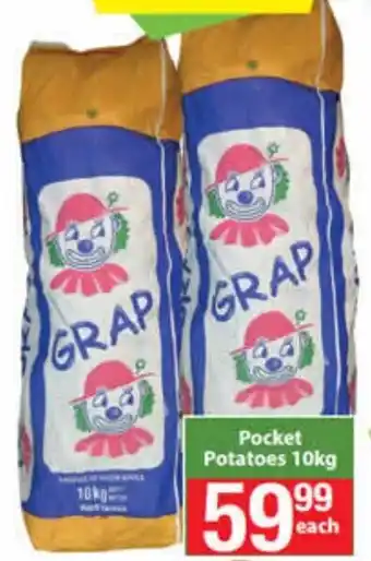 Check Save Grap Pocket Potatoes 10kg offer