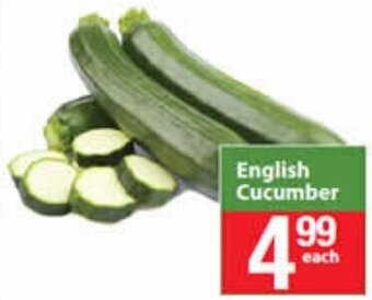 Check Save English Cucumber offer