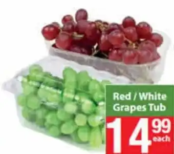 Check Save Red / White Grapes Tub offer