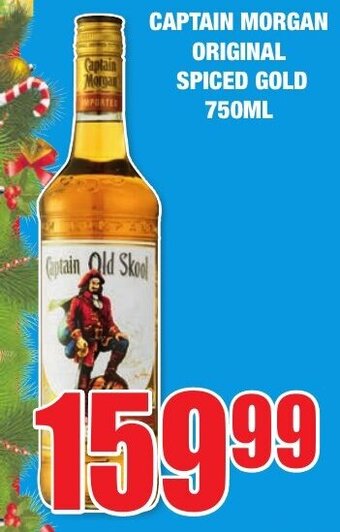 Boxer Liquors Captain Morgan Original Spiced Gold 750ml offer