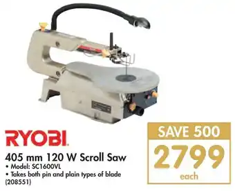 Makro Ryobi 405mm - 120W Scroll Saw offer
