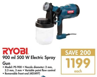 Makro Ryobi 900ml - 500W Electric Spray Gun offer