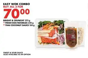 Woolworths Easy Wok Combo all 3 for offer