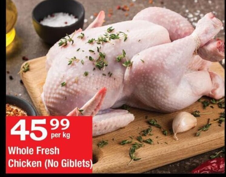 Whole Fresh Chicken offer at Oxford Freshmarket