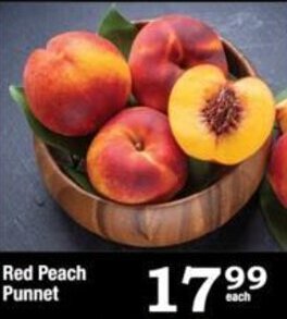Oxford Freshmarket Red Peach Punnet offer