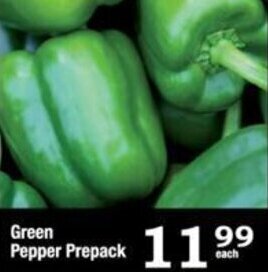 Oxford Freshmarket Green Pepper Prepack offer