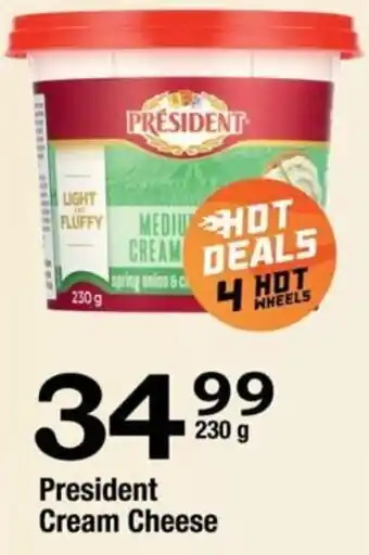 Oxford Freshmarket President Cream Cheese 230g offer