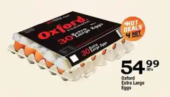 Oxford Freshmarket Oxford Extra Large Eggs 30's offer