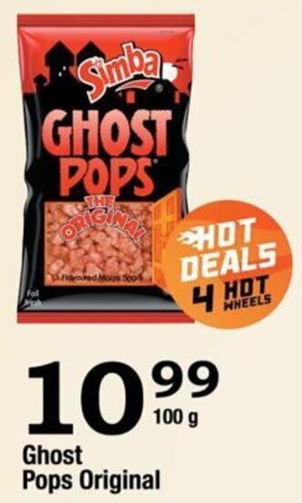 Oxford Freshmarket Ghost Pops Original 100g offer