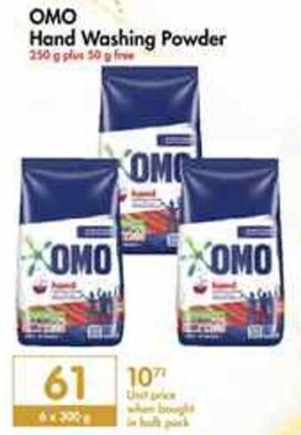 Makro Omo Hand Washing Powder 6 x 300g offer