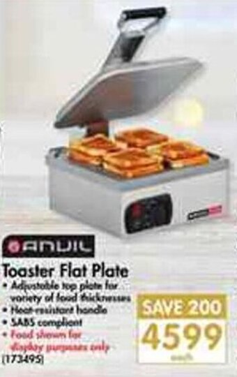 Makro Anvil Toaster Flat Plate offer