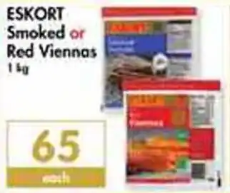 Makro Eskort Smoked / Red Viennas 1kg offer