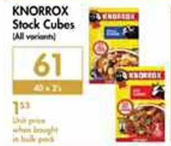 Knorrox Stock Cubes all variants