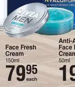 Dis-Chem Nivea men face fresh cream-150ml each offer