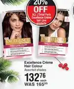Dis-Chem L'oreal excellence creme hair colour assorted shades-each offer