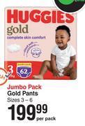 Dis-Chem Huggies gold pants jumbo pack-per pack offer