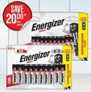 Dis-Chem Energizer max aa or aaa batteries 16-pack- per pack offer