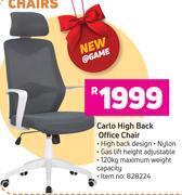 Game Carlo high back office chair offer