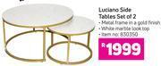 Luciano side tables (set of 2)
