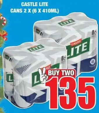Boxer Castle Lite Cans 2x6x410ml offer