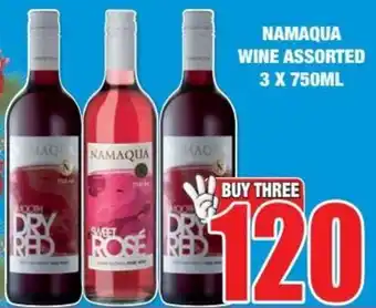 Boxer Namaqua Wine Assorted 3x750ml offer