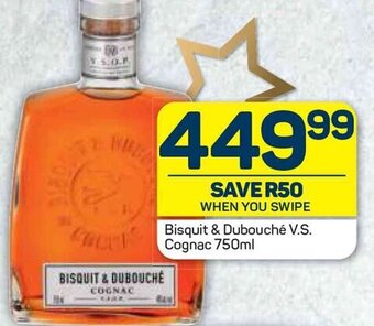 Pick n Pay Bisquit & Dubouché V.S. Cognac 750ml offer