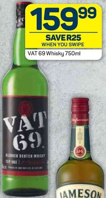Vat 69 Whisky 750ml