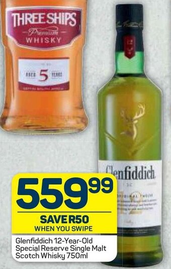 Glenfiddich 12-Year-Old Special Reserve Single Malt Scotch Whisky 750ml