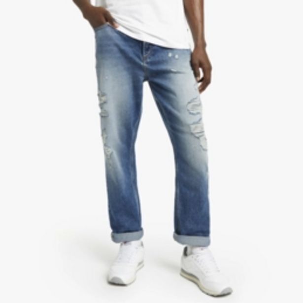 Redbat men's blue straight leg jeans offer at Sportscene