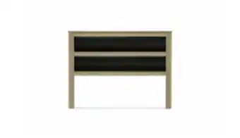Kingsley headboard, brown