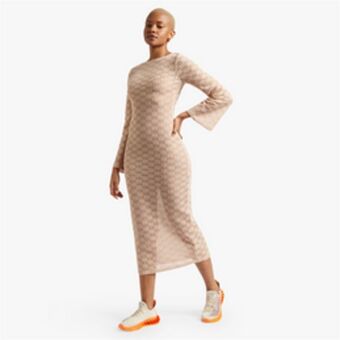 The FIX Women's stone crochet maxi dress offer