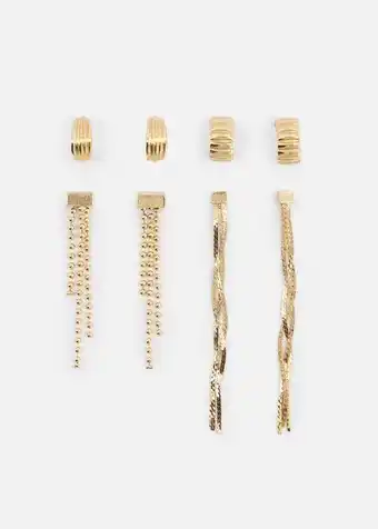 Woolworths Party drop & hoop earrings 4 pack offer