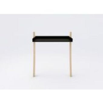 Native décor leaning desk black
