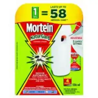 HiFi Corp Mortein naturgard indoor auto insect control system - 236ml offer